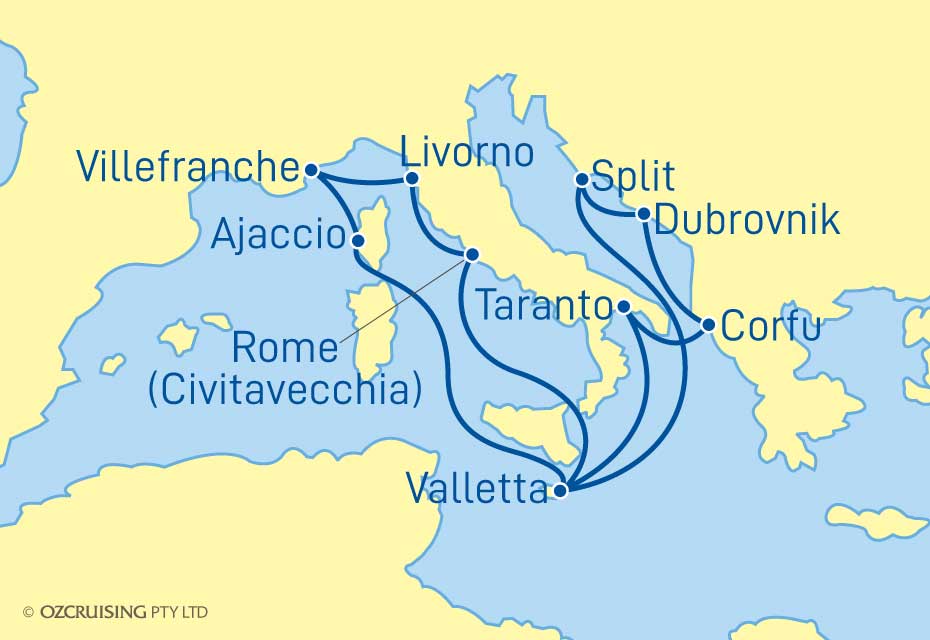 Azura Greece, Croatia & Italy - Cruises.com.au
