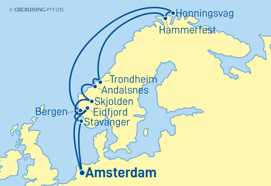 Nieuw Statendam Norway - Cruises.com.au