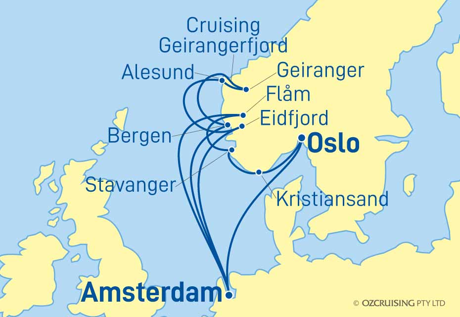 Nieuw Statendam Norway - Cruises.com.au