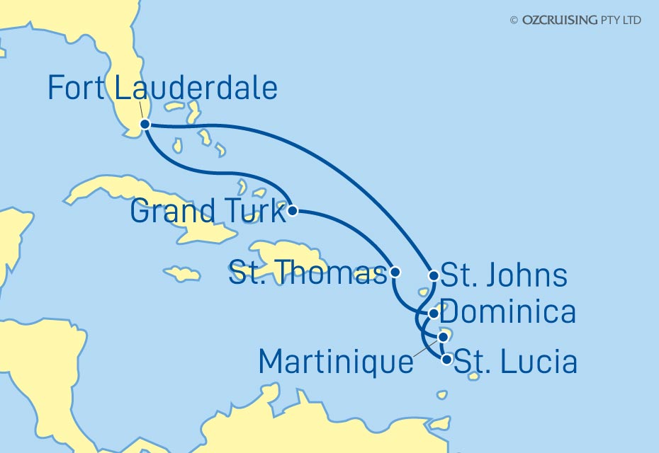 10 Night Caribbean Cruise on the Emerald Princess - PC24-E409 ...