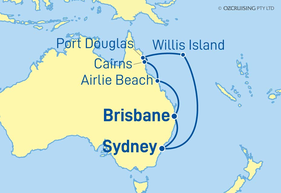 Sapphire Princess Queensland - Cruises.com.au