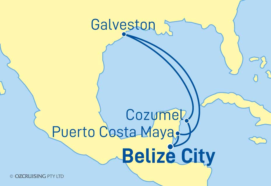 Carnival Dream Mexico & Belize - Cruises.com.au