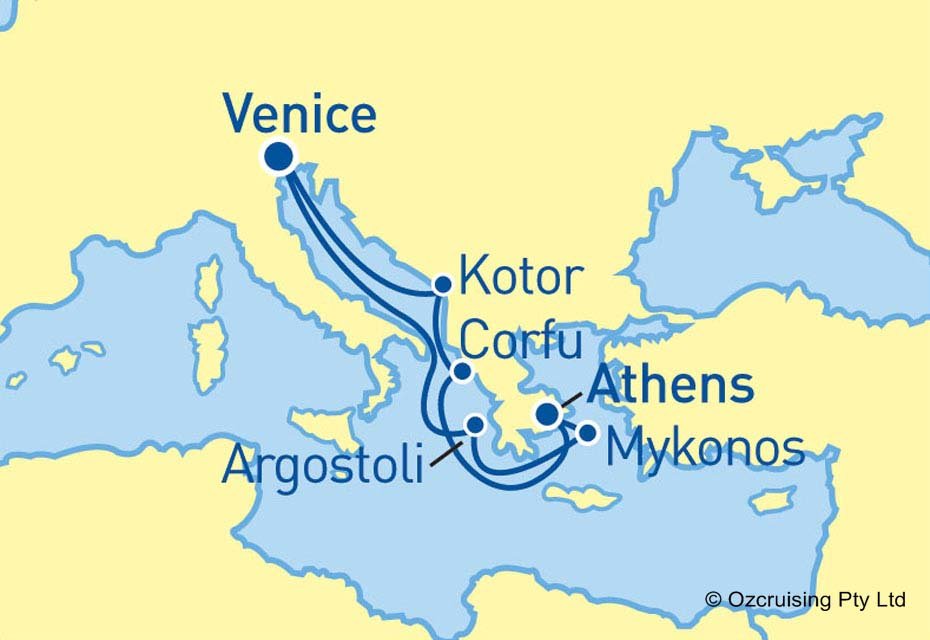 Rhapsody Of The Seas Greece & Montenegro - Cruises.com.au