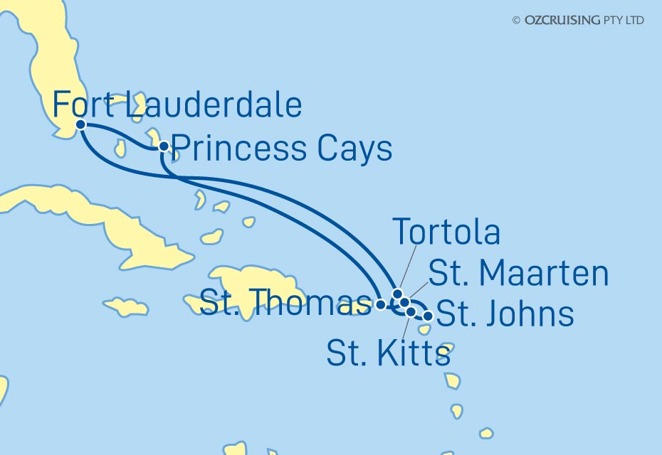 Emerald Princess Princess Cays & Caribbean - Ozcruising.com.au