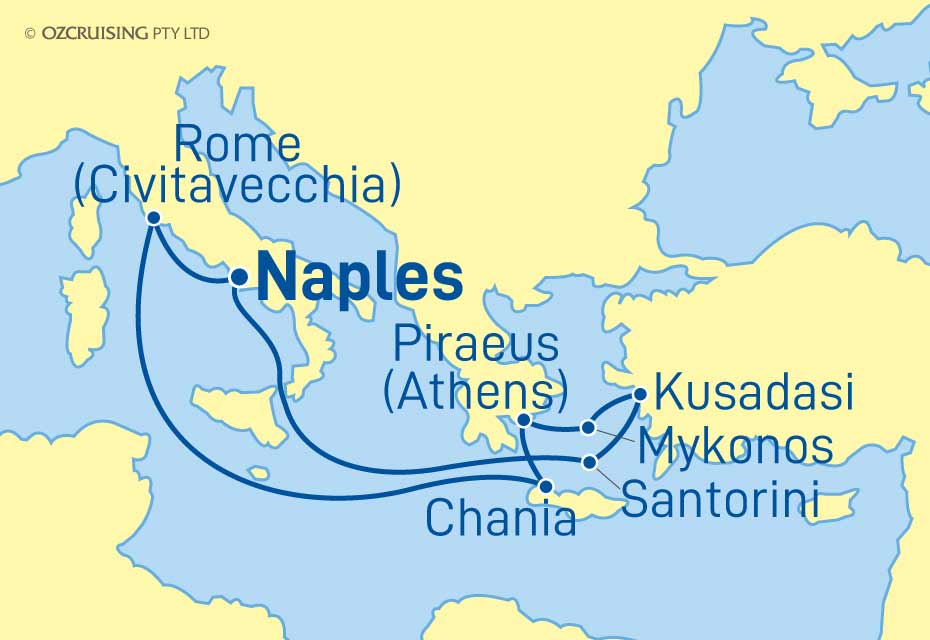 9 Night Italy, Turkey & Greece Cruise on the Odyssey Of The Seas RC23