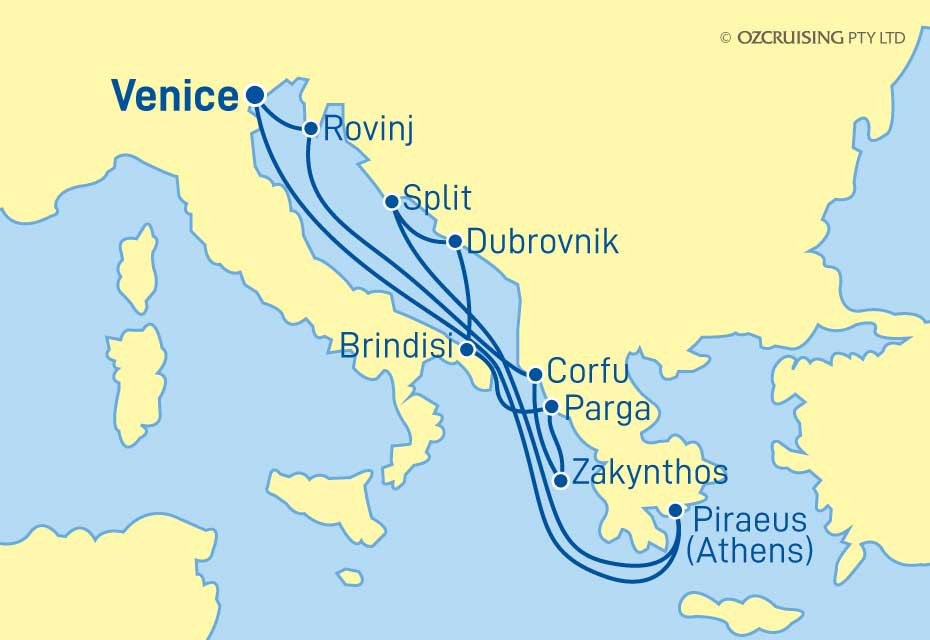 10 Night Greece & Croatia Cruise on the Seabourn Quest SB236338.1