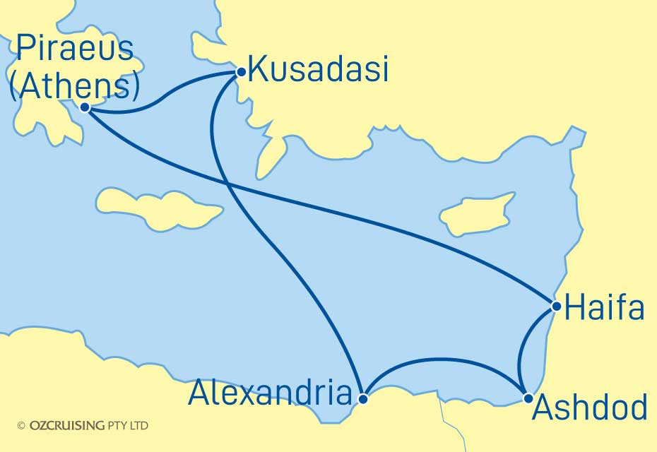 10 Night Israel, Egypt & Turkey Cruise on the Celebrity Apex CC23