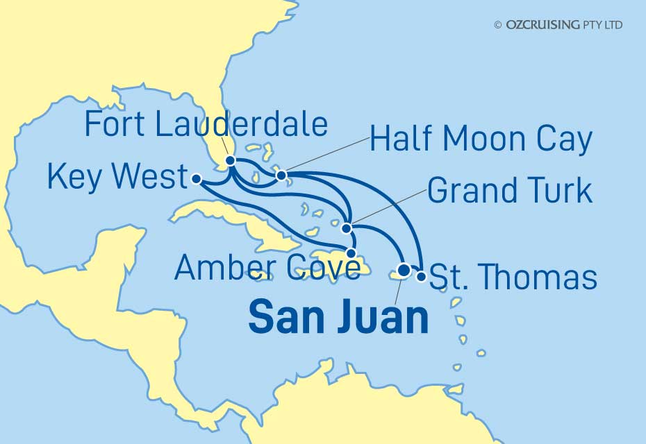 ms Nieuw Amsterdam Caribbean & Bahamas - Ozcruising.com.au