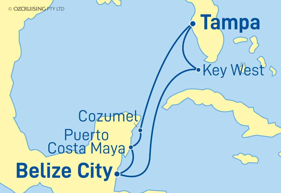 Brilliance Of The Seas Belize and Mexico - Cruises.com.au