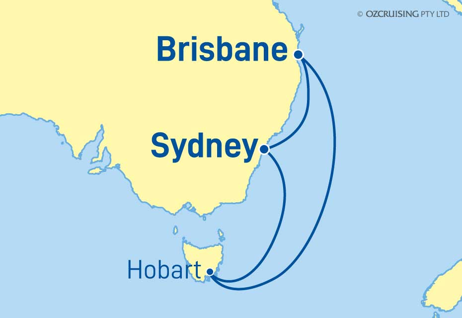 Quantum of the Seas Sydney & Hobart - Ozcruising.com.au
