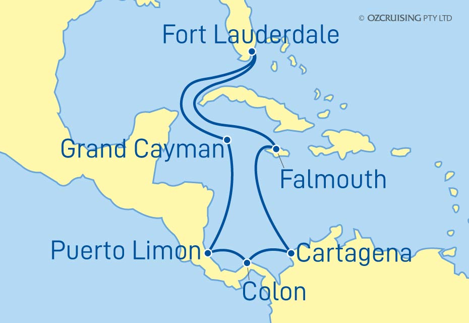 Caribbean Princess Panama & Western Caribbean - Cruises.com.au