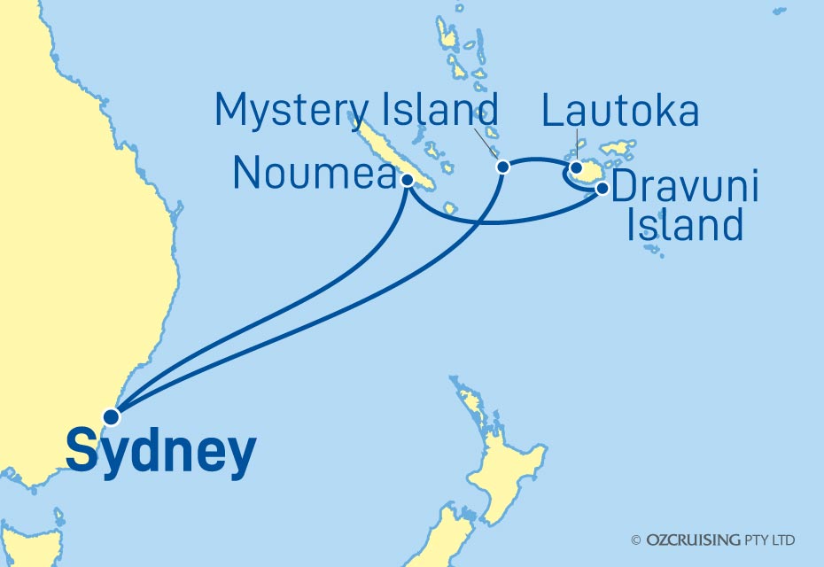 Pacific Adventure Fiji, Vanuatu & New Caledonia - Ozcruising.com.au