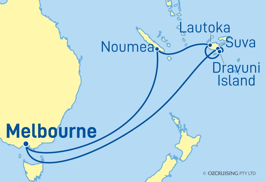 Grand Princess Fiji & New Caledonia - Cruises.com.au