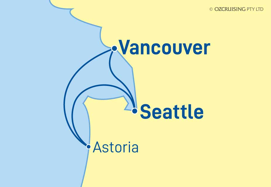 ms Zaandam Astoria (Oregon) & Seattle - Cruises.com.au