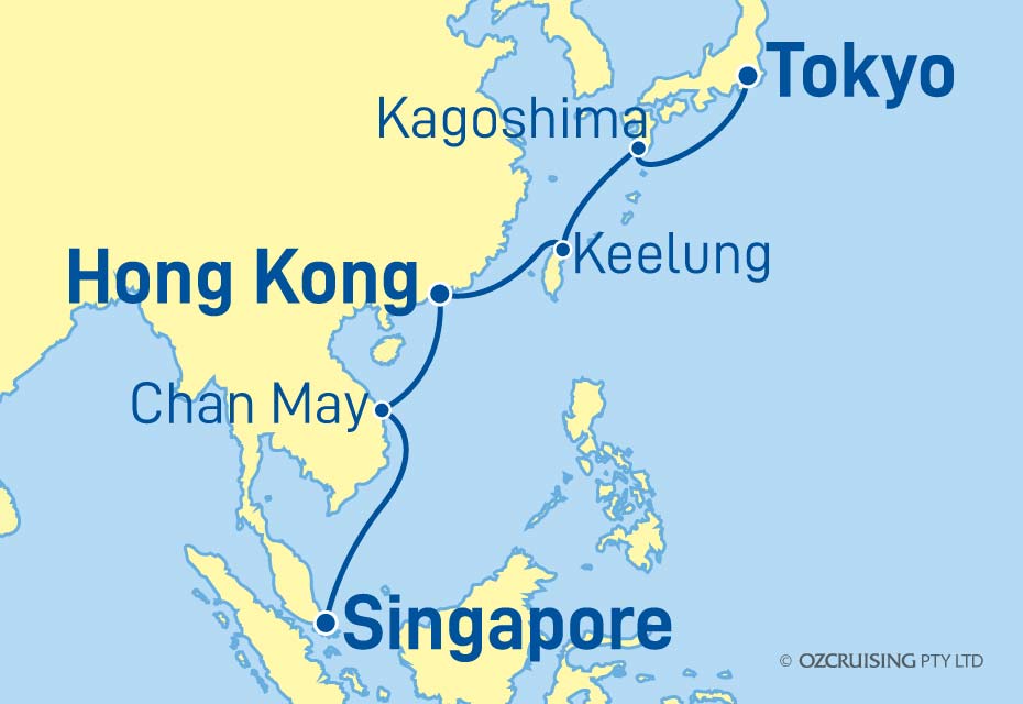 Celebrity Millennium Tokyo to Singapore - Cruises.com.au