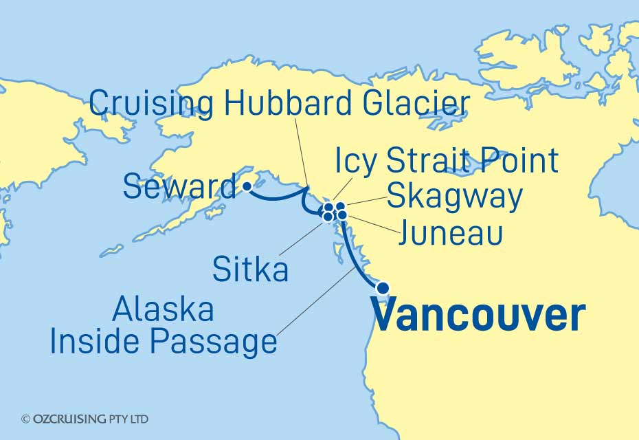 Radiance Of The Seas Alaska - Ozcruising.com.au
