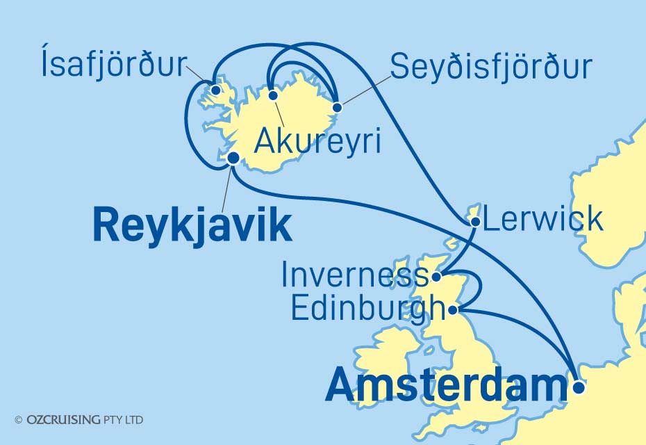 12 Night Iceland & Scotland Cruise on the Jewel Of The Seas RC24