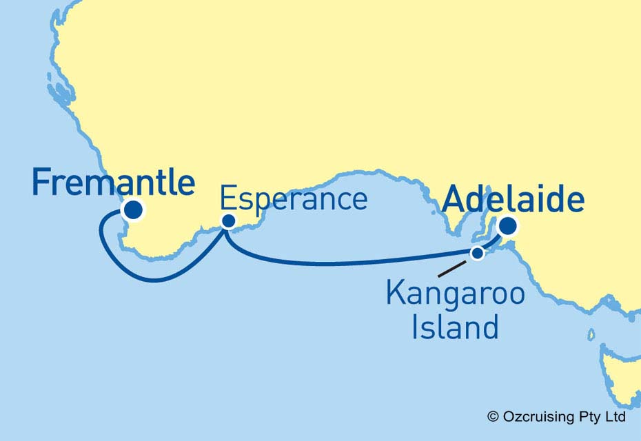 Pacific Eden Adelaide - Fremantle - Cruises.com.au