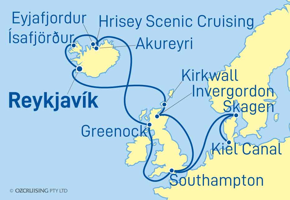 Queen Anne UK & Iceland - Cruises.com.au