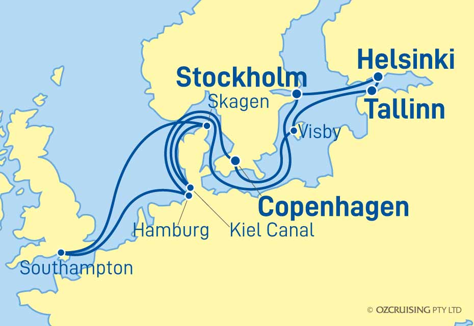 Queen Anne Germany, Estonia & Northern Europe - Cruises.com.au