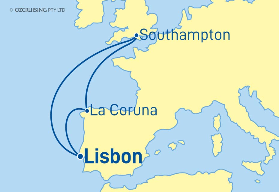 Queen Anne La Coruna & Lisbon - Cruises.com.au