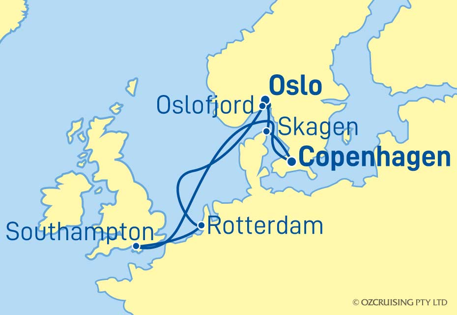 Queen Anne Denmark & Norway - Cruises.com.au