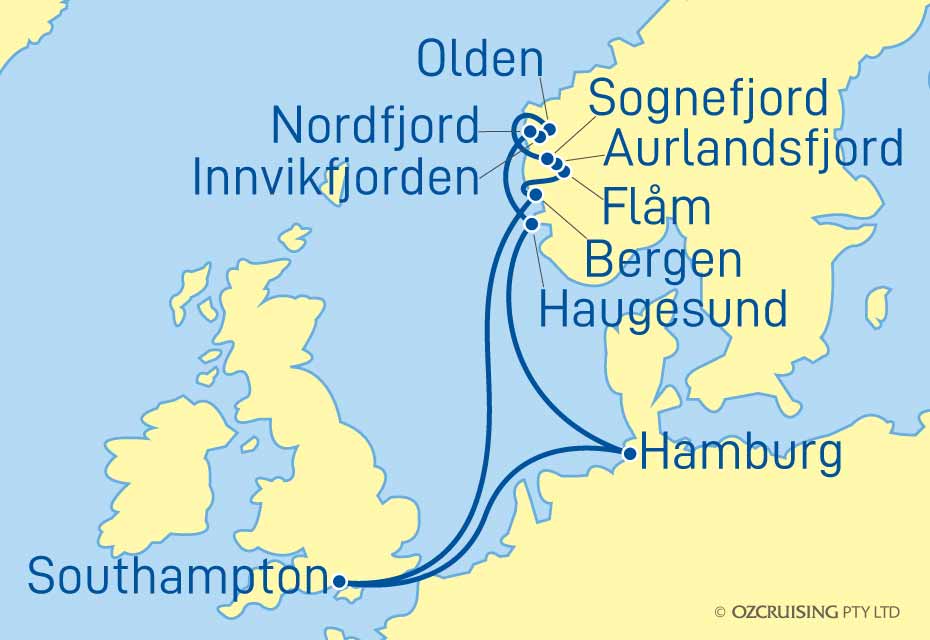 Queen Anne Norway - Cruises.com.au