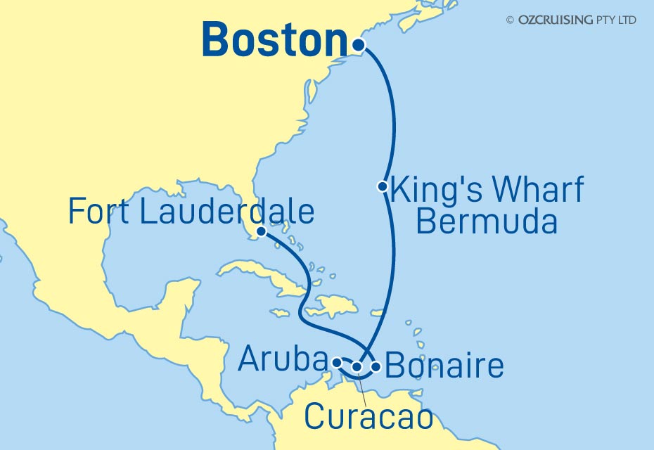 Celebrity Eclipse Boston to Fort Lauderdale - Ozcruising.com.au