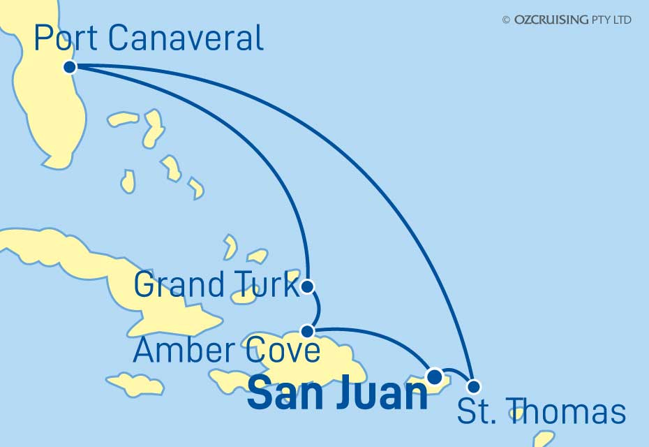 Carnival Vista Caribbean - Ozcruising.com