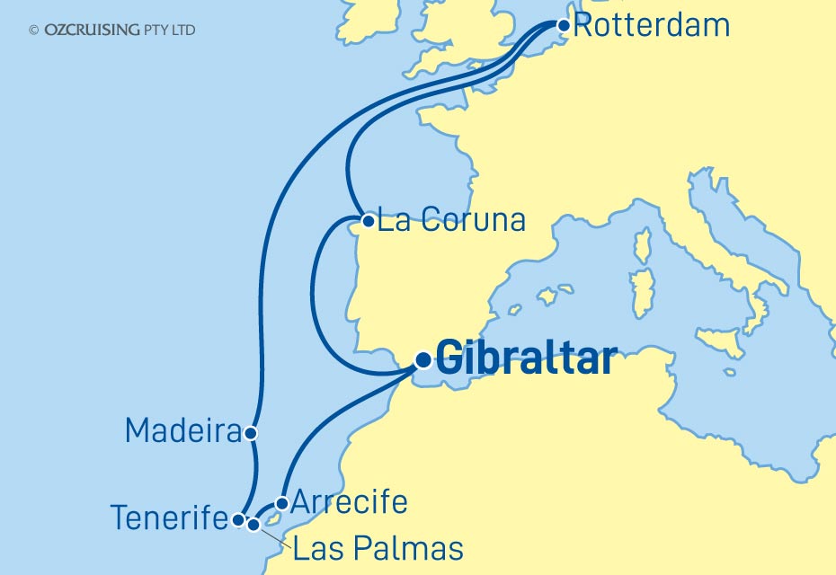 Nieuw Statendam Canary Islands - Cruises.com.au
