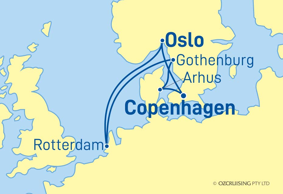 ms Rotterdam Denmark, Norway & Sweden - Ozcruising.com.au