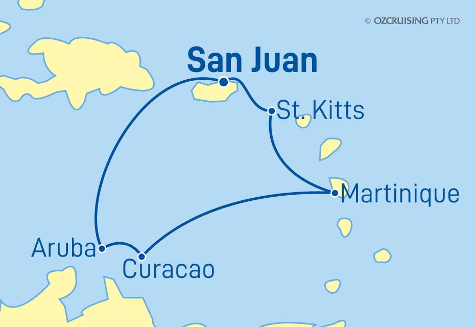 7 Night Caribbean Cruise on the Valiant Lady - VV24-VL20JAN24 ...