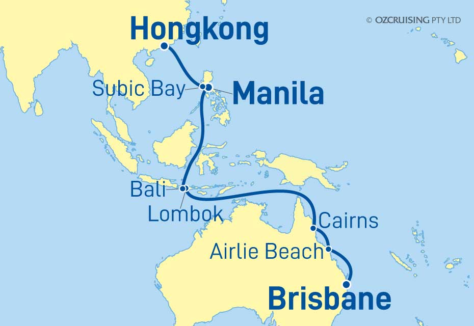 Serenade Of The Seas Brisbane to Hong Kong - Cruises.com.au