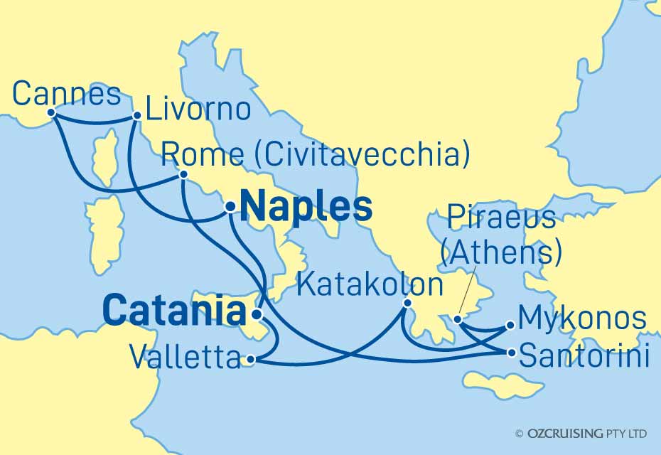 11 Night Mediterranean Cruise on the Norwegian Breakaway NC23BWY