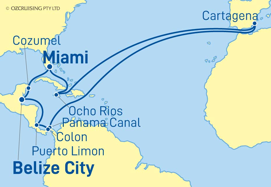 Cruise Map