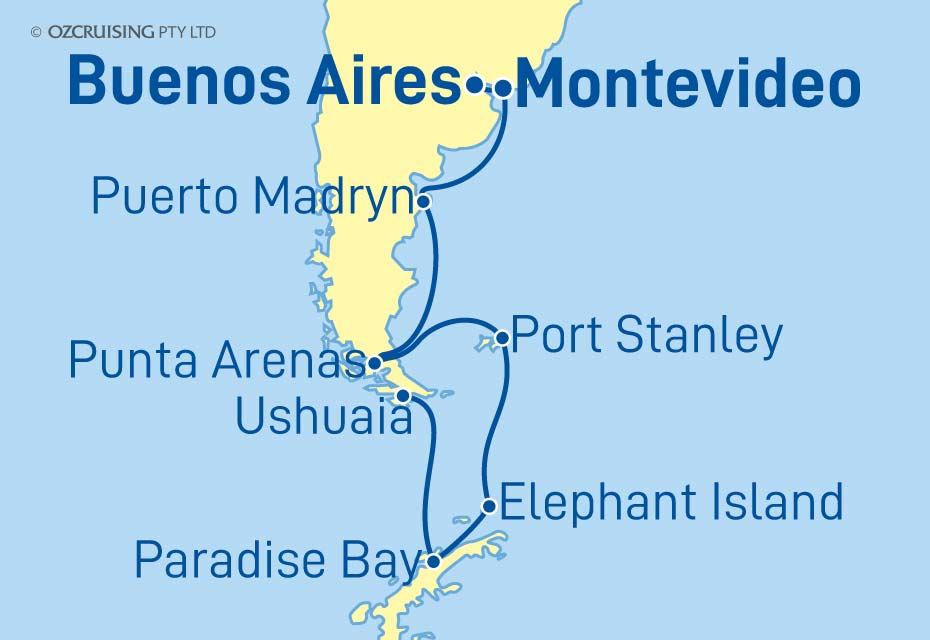 Norwegian Star Buenos Aires to Ushuaia - Cruises.com.au