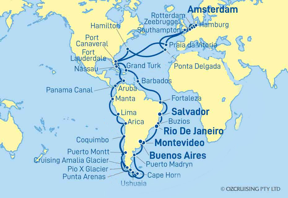 85 Night South America Cruise on the Queen Victoria CU25V502E.2