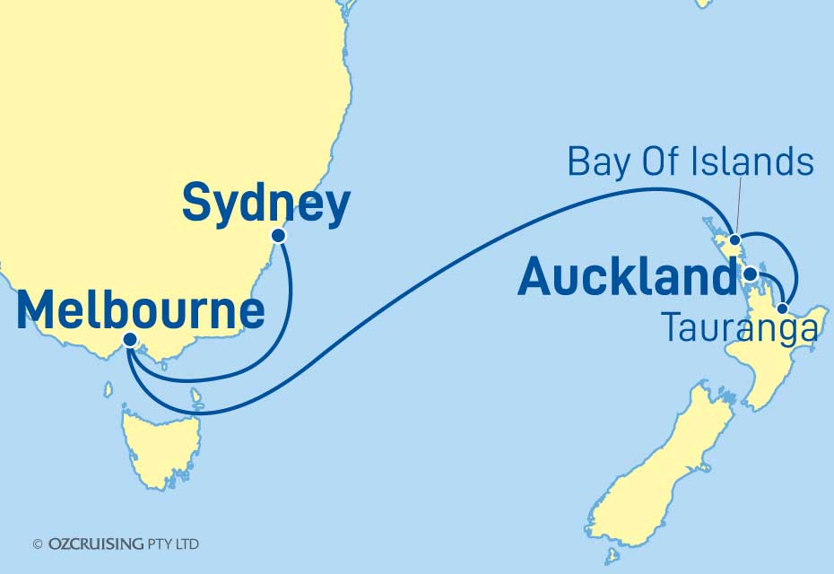 8 Night Auckland to Sydney Cruise on the Queen Elizabeth CU24Q430D