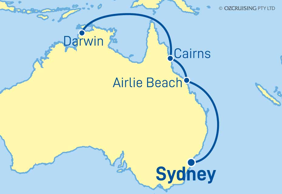 Queen Elizabeth Sydney to Darwin - CruiseLovers.com.au