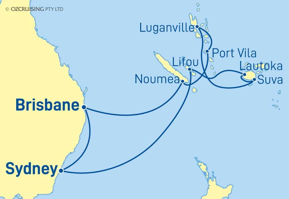 Queen Elizabeth South Pacific / Fiji - CruiseLovers.com.au