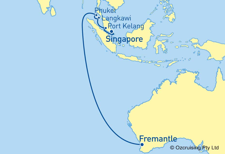 Voyager Of The Seas Singapore-Fremantle - Cruises.com.au