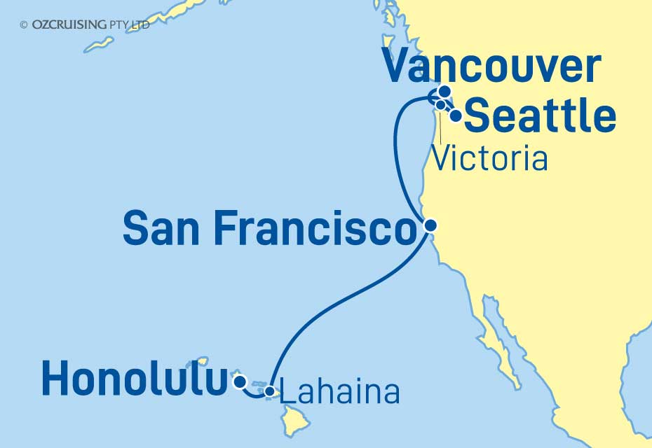 Quantum of the Seas Vancouver to Honolulu - Cruises.com.au