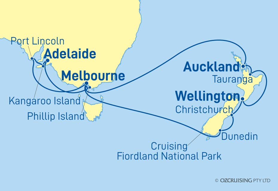 Diamond Princess New Zealand & Melbourne - Cruises.com.au