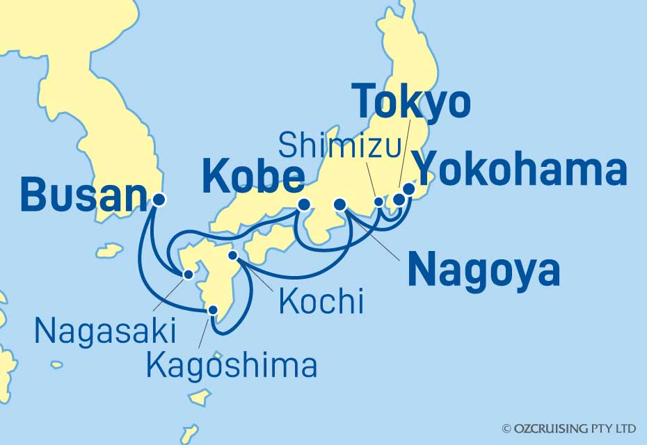 10 Night Yokohama to Tokyo Cruise on the Norwegian Jewel - NC24-JWL ...