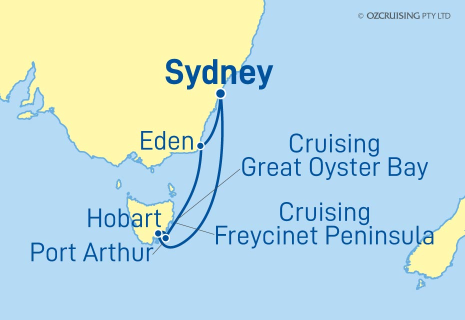 Royal Princess Tasmania - Cruises.com.au