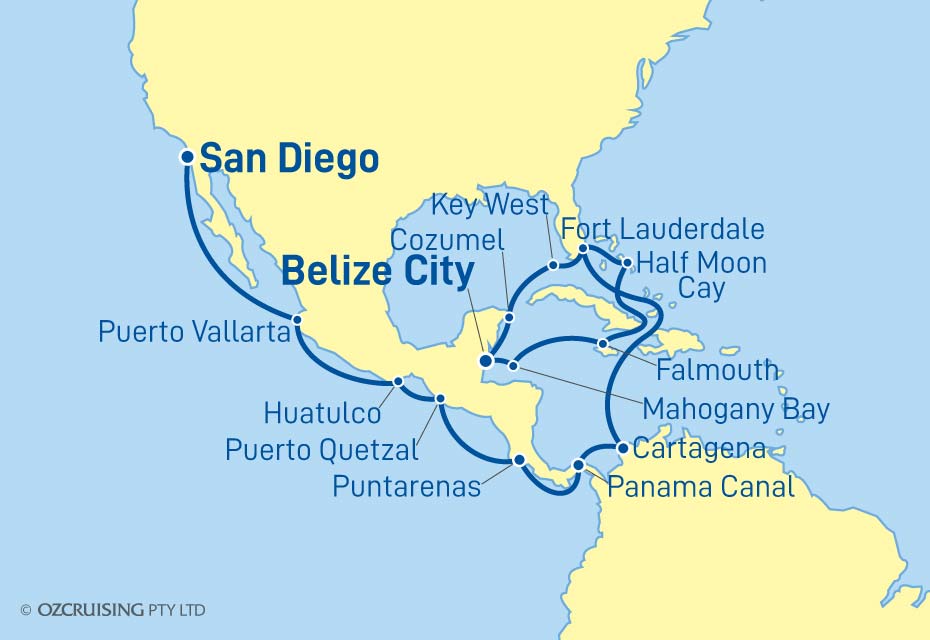 ms Eurodam Caribbean, USA & Mexico - Cruises.com.au