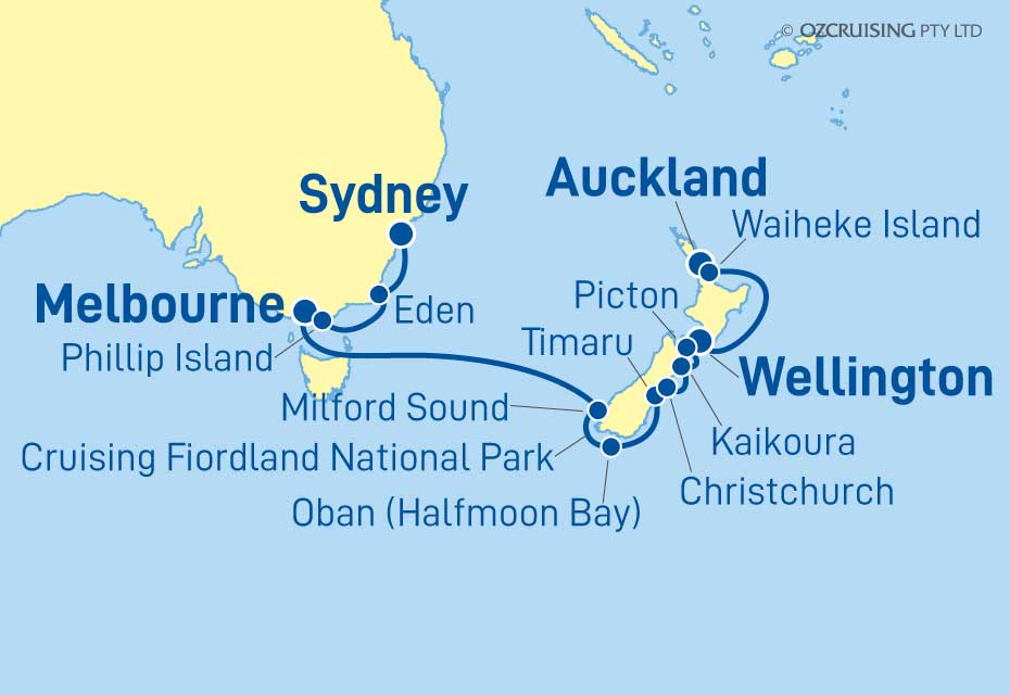 Seabourn Quest Auckland to Sydney - Ozcruising.com.au