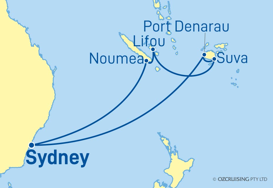 Brilliance Of The Seas Fiji & New Caledonia - Cruises.com.au