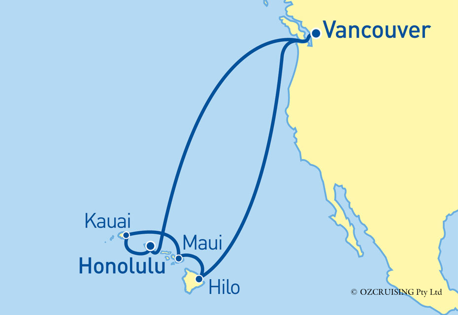 Star Princess Hawaiian Islands - Cruises.com.au