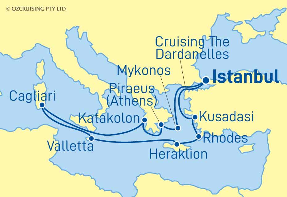 Nieuw Statendam Turkey, Greece & Malta - Cruises.com.au